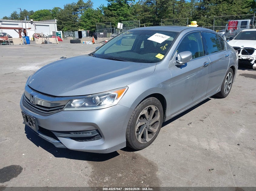 2017 Honda Accord VIN 1HGCR3F84HA044799 IAAI salvage auction — RIGHT FRONT, Salvage Title, sold $3,650 on 2026-07-26 (photo 2)