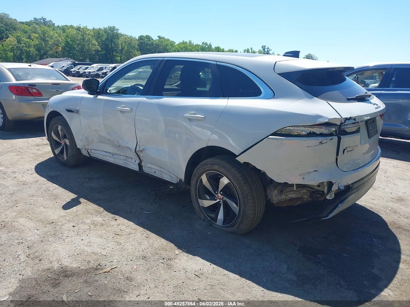 2021 Jaguar F-pace VIN SADCJ2EX3MA668259 IAAI salvage auction — LEFT SIDE, Salvage - 75% Or Less (Maryland), sold $25 on 2026-07-21 (photo 3)