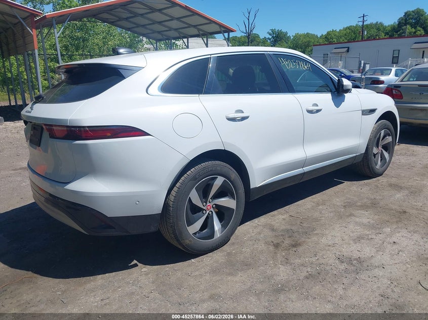 2021 Jaguar F-pace VIN SADCJ2EX3MA668259 IAAI salvage auction — LEFT SIDE, Salvage - 75% Or Less (Maryland), sold $25 on 2026-07-21 (photo 4)