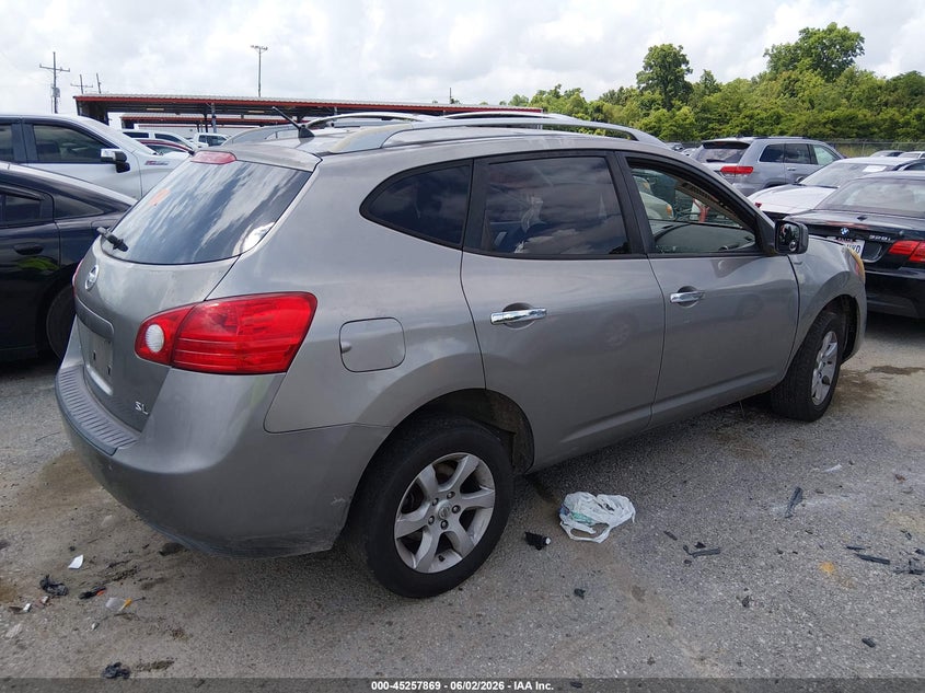2010 Nissan Rogue VIN JN8AS5MT4AW507163 IAAI salvage auction — LEFT SIDE, Salvage (Louisiana), sold $225 on 2026-07-28 (photo 4)