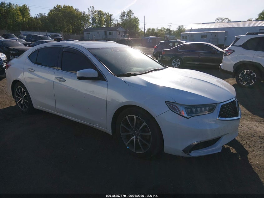 2019 Acura Tlx VIN 19UUB3F35KA007281 IAAI salvage auction — LEFT FRONT, Salvage Title, sold $3,150 on 2026-07-09 (photo 1)