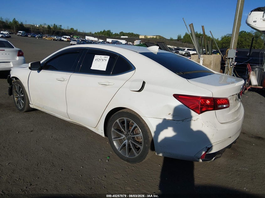 2019 Acura Tlx VIN 19UUB3F35KA007281 IAAI salvage auction — LEFT FRONT, Salvage Title, sold $3,150 on 2026-07-09 (photo 3)