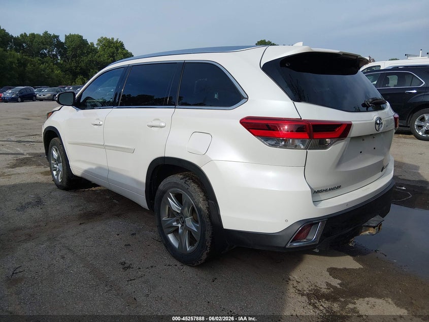 2018 Toyota Highlander VIN 5TDDZRFH6JS495232 IAAI salvage auction — FRONT END, Salvage Title, sold $10,300 on 2026-07-15 (photo 3)
