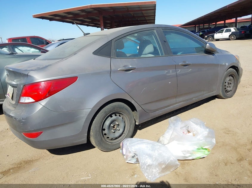 2017 Hyundai Accent VIN KMHCT4AE5HU373718 IAAI salvage auction — NORMAL WEAR, Clear-Dealer Only (Arizona), sold $425 on 2026-07-07 (photo 4)