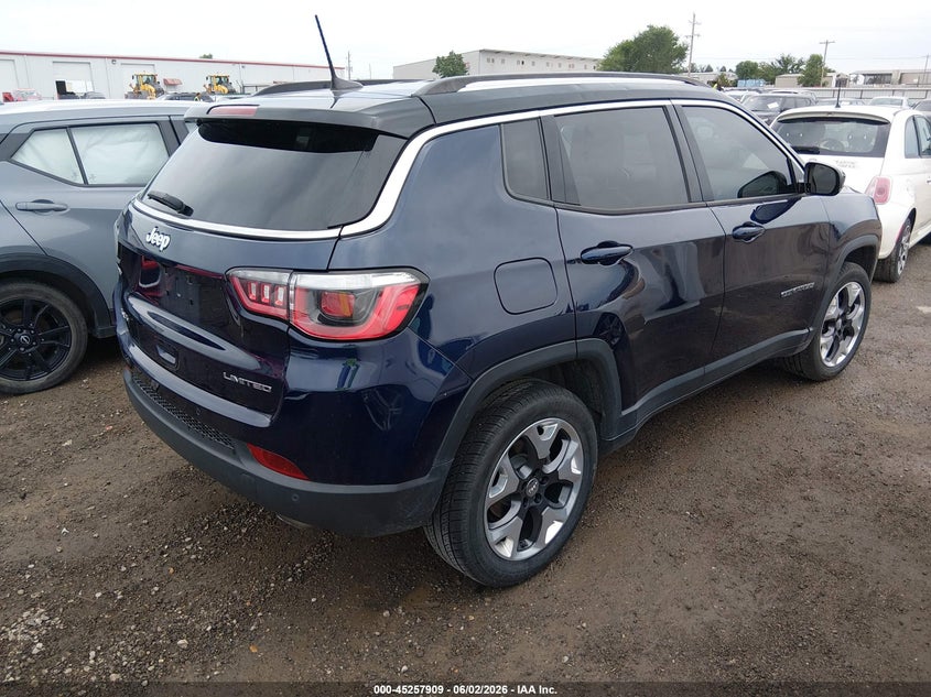 2019 Jeep Compass VIN 3C4NJDCB6KT599581 IAAI salvage auction — HAIL, Clear (Oklahoma), sold $3,450 on 2026-07-21 (photo 4)