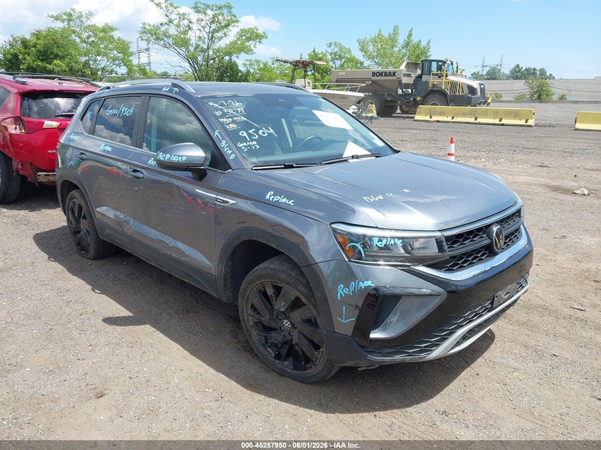 2024 Volkswagen Taos VIN 3VVVX7B25RM035279 IAAI salvage auction — SIDE, Salvage Title, sold $9,100 on 2026-07-28 (photo 6)