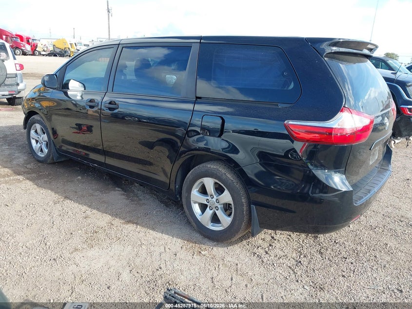 2017 Toyota Sienna VIN 5TDZZ3DC3HS882552 IAAI salvage auction — FRONT END, Salvage (Texas), sold $2,700 on 2026-07-22 (photo 3)