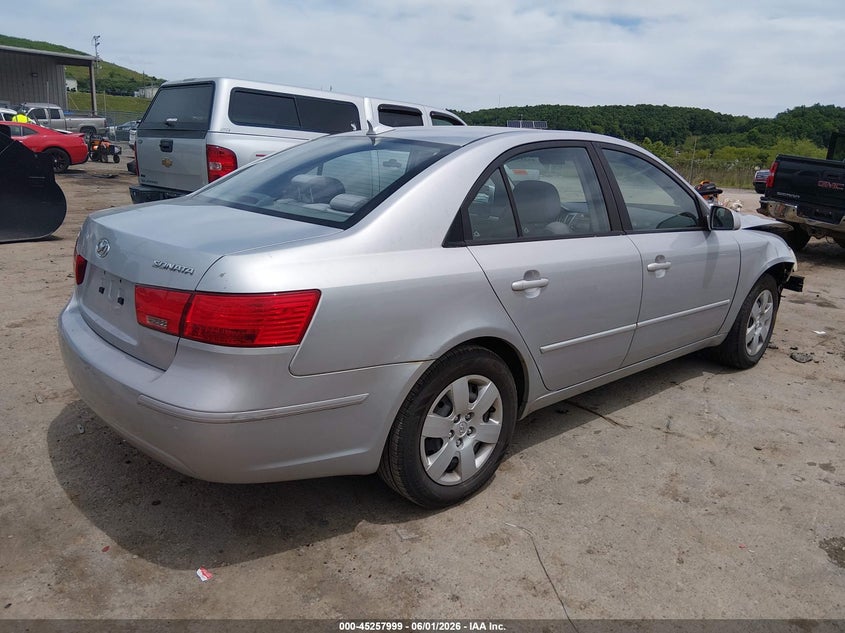 2009 Hyundai Sonata VIN 5NPET46C59H562479 IAAI salvage auction — FRONT END, Salvage (West Virginia), sold $675 on 2026-07-30 (photo 4)