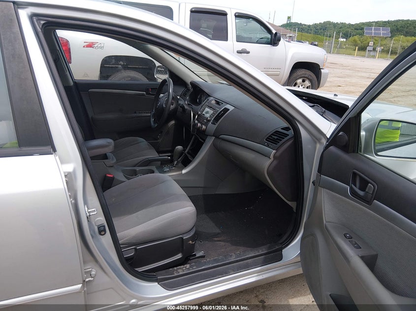 2009 Hyundai Sonata VIN 5NPET46C59H562479 IAAI salvage auction — FRONT END, Salvage (West Virginia), sold $675 on 2026-07-30 (photo 5)