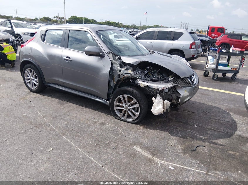 2013 Nissan Juke VIN JN8AF5MV6DT231113 IAAI salvage auction — SIDE, Salvage Title, sold $850 on 2026-07-23 (photo 1)