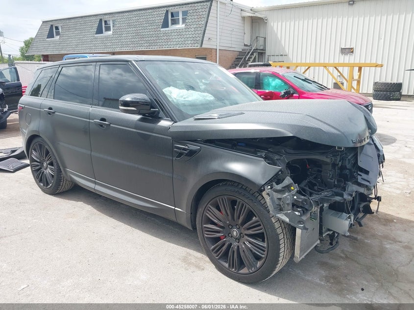 2020 Land rover Range rover sport VIN SALWR2SE0LA710866 IAAI salvage auction — FRONT END, Salvage Title, sold $9,800 on 2026-07-21 (photo 1)