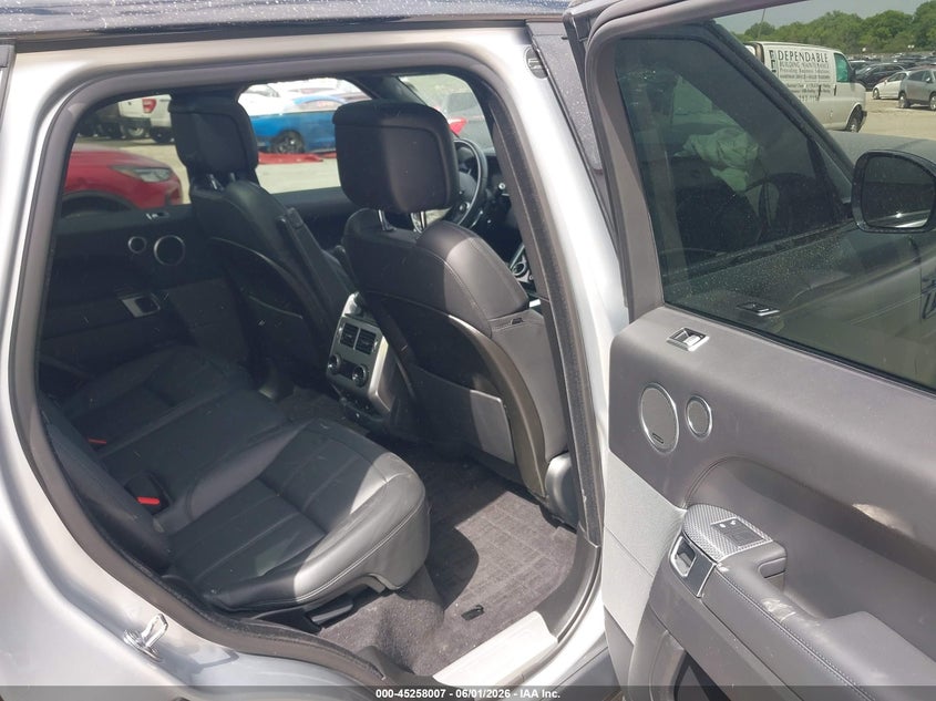 2020 Land rover Range rover sport VIN SALWR2SE0LA710866 IAAI salvage auction — FRONT END, Salvage Title, sold $9,800 on 2026-07-21 (photo 8)
