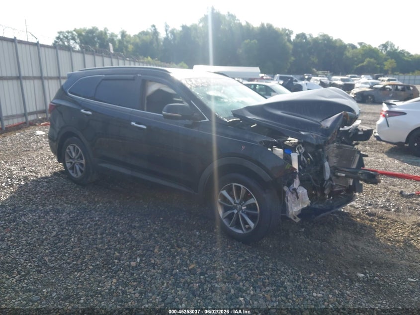 2018 Hyundai Santa fe VIN KM8SN4HF9JU267475 IAAI salvage auction — FRONT END, Salvage Title, sold $1,100 on 2026-07-27 (photo 1)