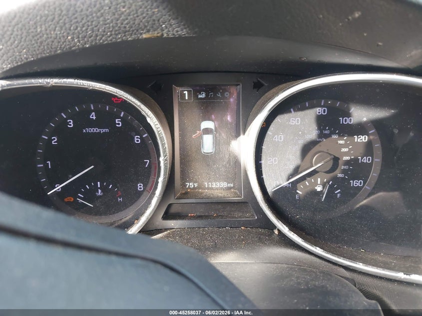 2018 Hyundai Santa fe VIN KM8SN4HF9JU267475 IAAI salvage auction — FRONT END, Salvage Title, sold $1,100 on 2026-07-27 (photo 7)