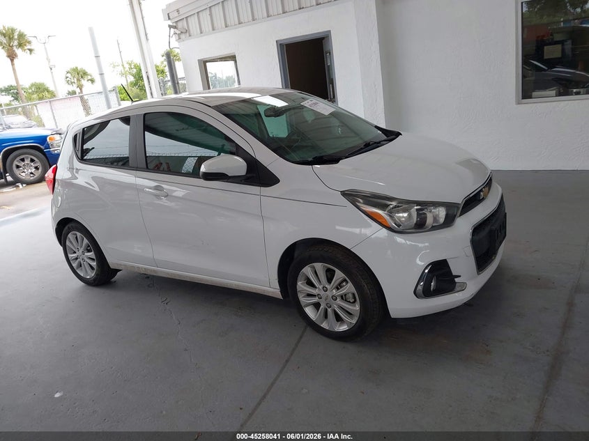2017 Chevrolet Spark VIN KL8CD6SA6HC800976 IAAI salvage auction — LEFT SIDE, Rebuildable (Florida), sold $900 on 2026-07-29 (photo 1)