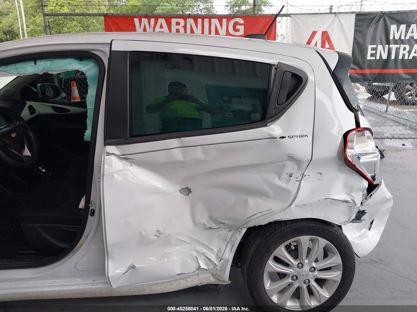 2017 Chevrolet Spark VIN KL8CD6SA6HC800976 IAAI salvage auction — LEFT SIDE, Rebuildable (Florida), sold $900 on 2026-07-29 (photo 6)