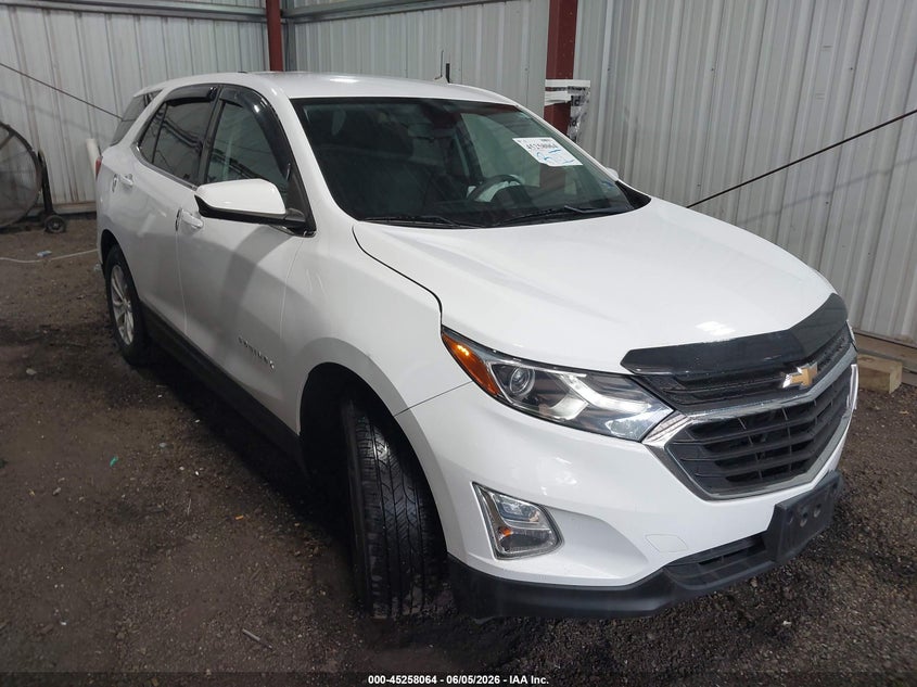 2018 Chevrolet Equinox VIN 2GNAXJEV1J6244427 IAAI salvage auction — LEFT FRONT, Salvage Title, sold $3,700 on 2026-07-19 (photo 1)