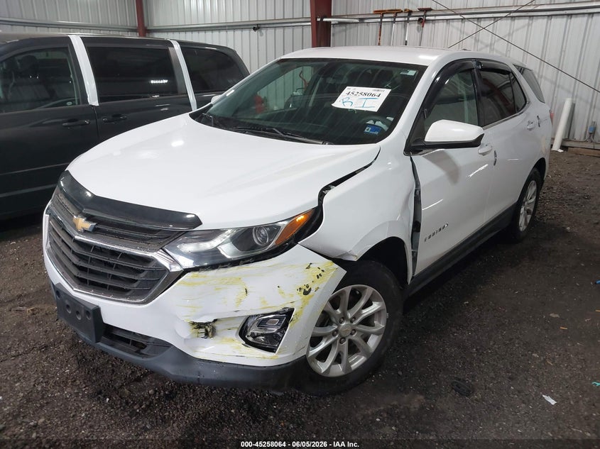 2018 Chevrolet Equinox VIN 2GNAXJEV1J6244427 IAAI salvage auction — LEFT FRONT, Salvage Title, sold $3,700 on 2026-07-19 (photo 2)