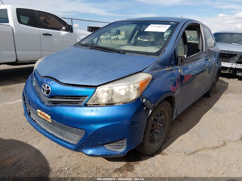 2012 Toyota Yaris VIN JTDJTUD34CD539872 IAAI salvage auction — NORMAL WEAR, Salvage Title, sold $1,025 on 2026-07-15 (photo 2)