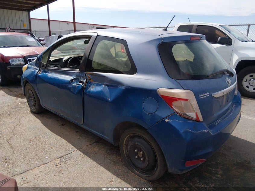 2012 Toyota Yaris VIN JTDJTUD34CD539872 IAAI salvage auction — NORMAL WEAR, Salvage Title, sold $1,025 on 2026-07-15 (photo 3)