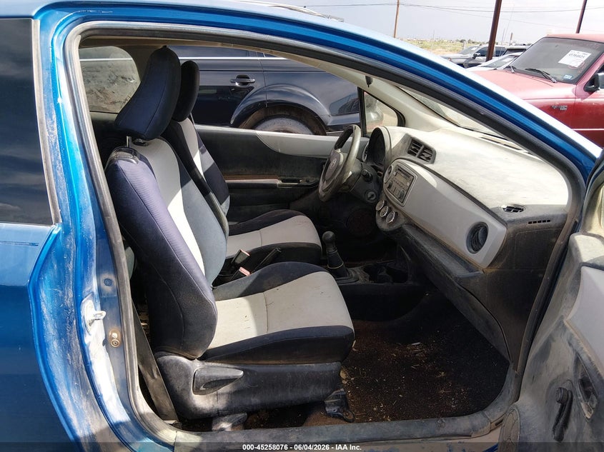 2012 Toyota Yaris VIN JTDJTUD34CD539872 IAAI salvage auction — NORMAL WEAR, Salvage Title, sold $1,025 on 2026-07-15 (photo 5)