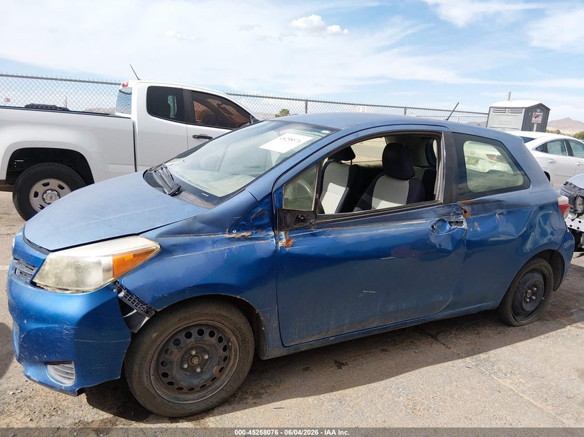 2012 Toyota Yaris VIN JTDJTUD34CD539872 IAAI salvage auction — NORMAL WEAR, Salvage Title, sold $1,025 on 2026-07-15 (photo 6)