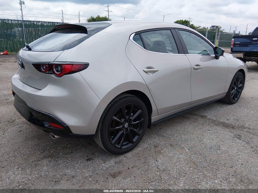 2026 Mazda 3 VIN JM1BPAKL9T1851522 IAAI salvage auction — HAIL, Salvage Title, sold $14,600 on 2026-08-27 (photo 4)