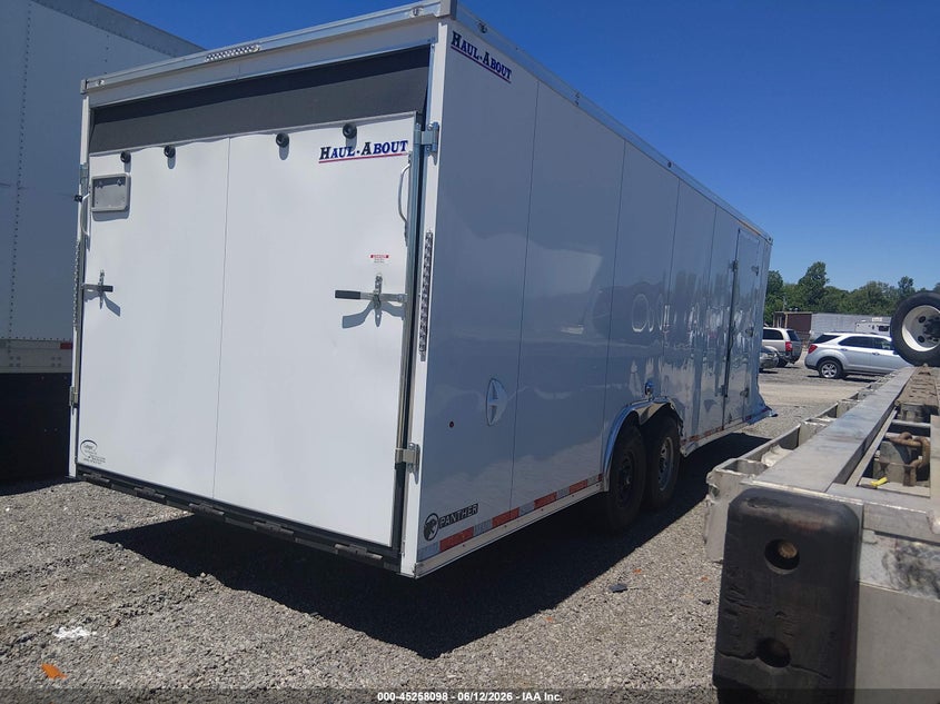 2022 Haul-a-fame 26' enclosed trailer VIN 7P6500L26N1004817 IAAI salvage auction — Unknown, Salvage (Illinois), sold $2,500 on 2026-07-14 (photo 4)