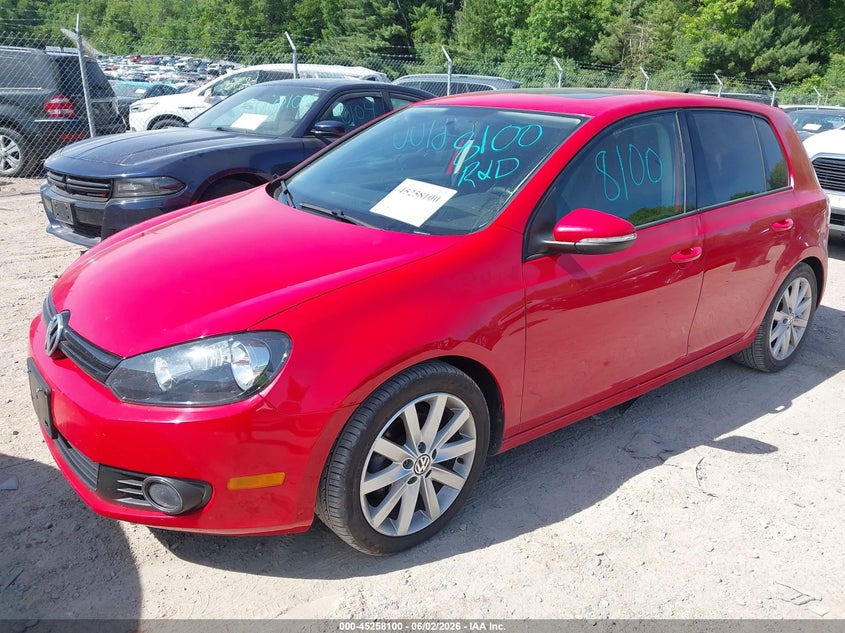 2011 Volkswagen Golf VIN WVWDM7AJ9BW263125 IAAI salvage auction — SIDE, Junk Bill Of Sale Mv2459 (Wisconsin), sold $275 on 2026-07-22 (photo 2)