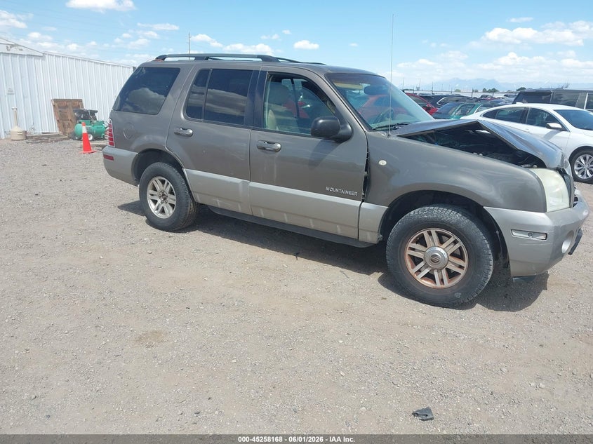 2002 Mercury Mountaineer VIN 4M2ZU86W52UJ20291 IAAI salvage auction — FRONT END, Bill Of Sale (Colorado), sold $50 on 2026-07-29 (photo 1)