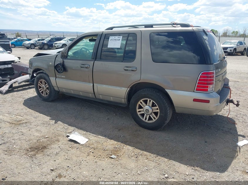 2002 Mercury Mountaineer VIN 4M2ZU86W52UJ20291 IAAI salvage auction — FRONT END, Bill Of Sale (Colorado), sold $50 on 2026-07-29 (photo 3)
