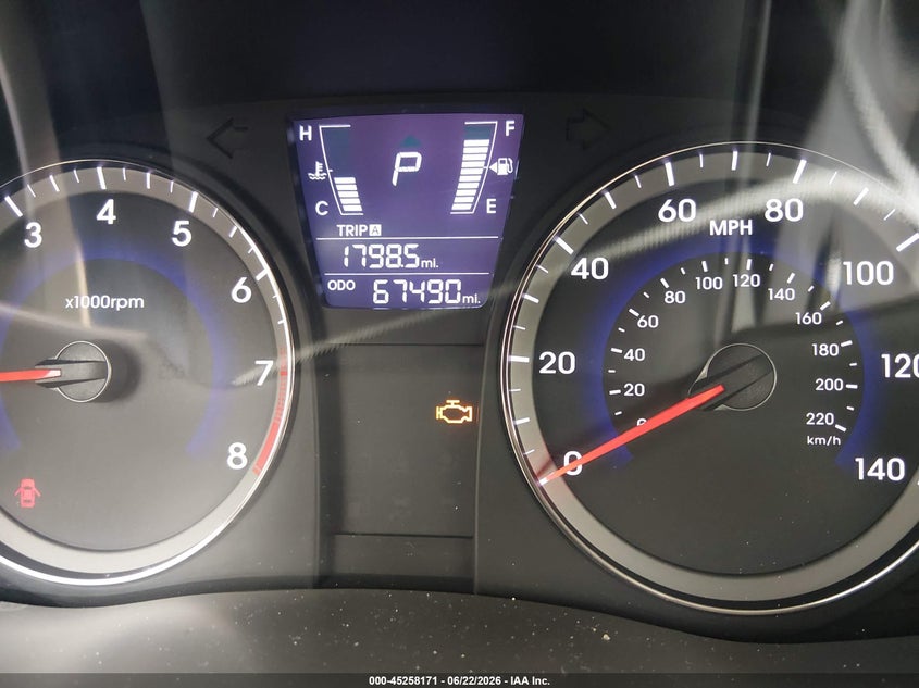 2013 Hyundai Accent VIN KMHCT4AEXDU499924 IAAI salvage auction — REAR END, Clear (Tennessee), sold $25 on 2026-07-21 (photo 7)
