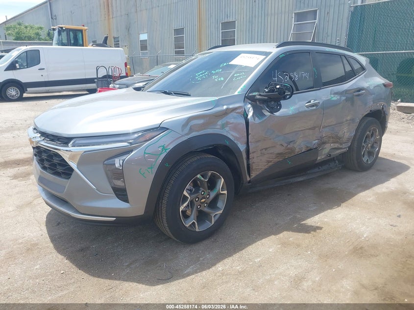 2026 Chevrolet Trax VIN KL77LHEP4TC056274 IAAI salvage auction — LEFT SIDE, Salvage (Indiana), sold $6,750 on 2026-07-28 (photo 2)