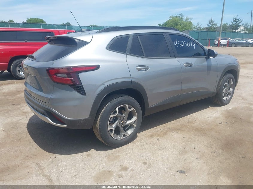 2026 Chevrolet Trax VIN KL77LHEP4TC056274 IAAI salvage auction — LEFT SIDE, Salvage (Indiana), sold $6,750 on 2026-07-28 (photo 4)