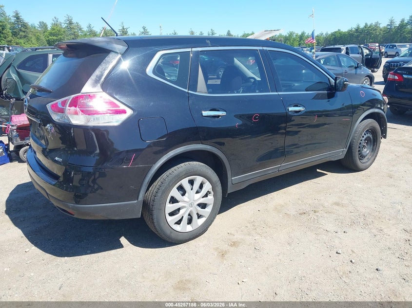 2015 Nissan Rogue VIN KNMAT2MV7FP505725 IAAI salvage auction — FRONT END, Salvage Title, sold $600 on 2026-07-24 (photo 4)