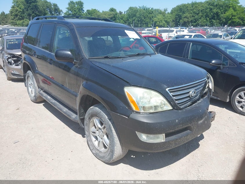 2003 Lexus Gx 470 VIN JTJBT20X230008661 IAAI salvage auction — LEFT FRONT, Salvage (Iowa), sold $1,875 on 2026-07-20 (photo 1)