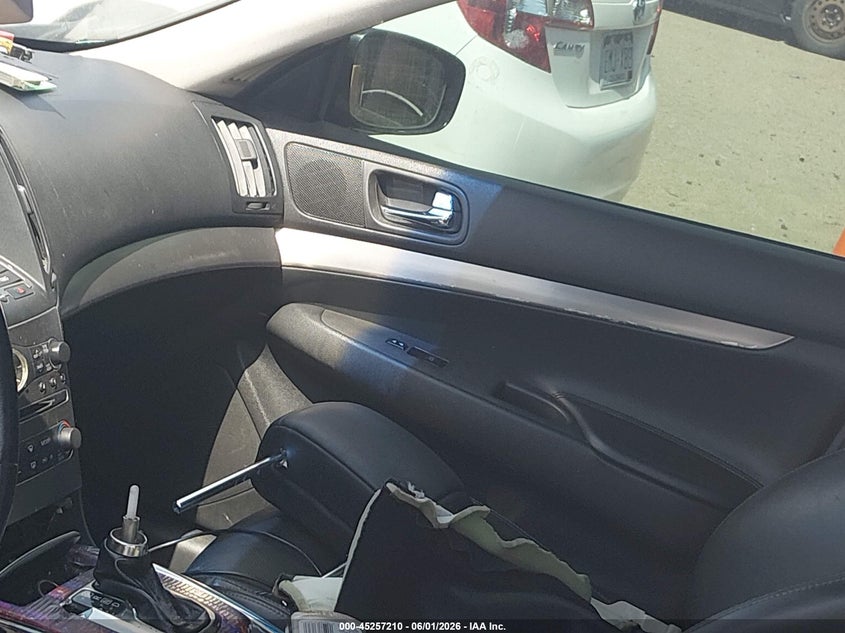 2013 Infiniti G VIN JN1CV6AR3DM756048 IAAI salvage auction — LEFT SIDE, Salvage Title, sold $275 on 2026-07-14 (photo 5)