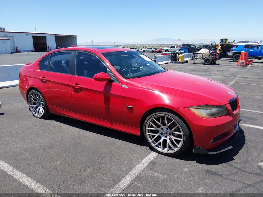 2006 BMW 3 series VIN WBAVB13566PT09160 IAAI salvage auction — LEFT FRONT, Salvage (Nevada), sold $175 on 2026-07-10 (photo 1)