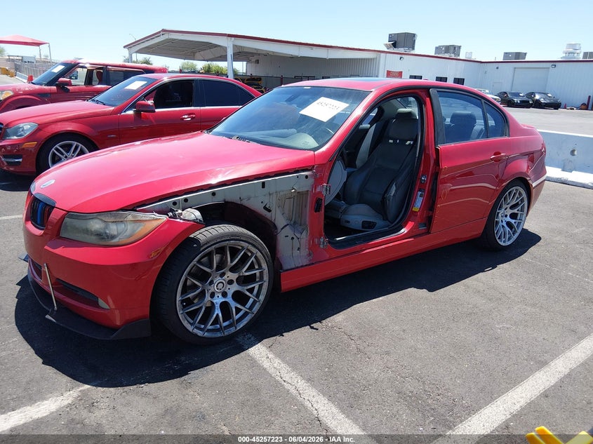 2006 BMW 3 series VIN WBAVB13566PT09160 IAAI salvage auction — LEFT FRONT, Salvage (Nevada), sold $175 on 2026-07-10 (photo 2)
