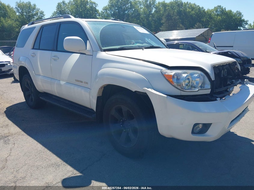 2006 Toyota 4runner VIN JTEBU17R660096597 IAAI salvage auction — FRONT END, Salvage (Vermont), sold $7,100 on 2026-08-01 (photo 1)