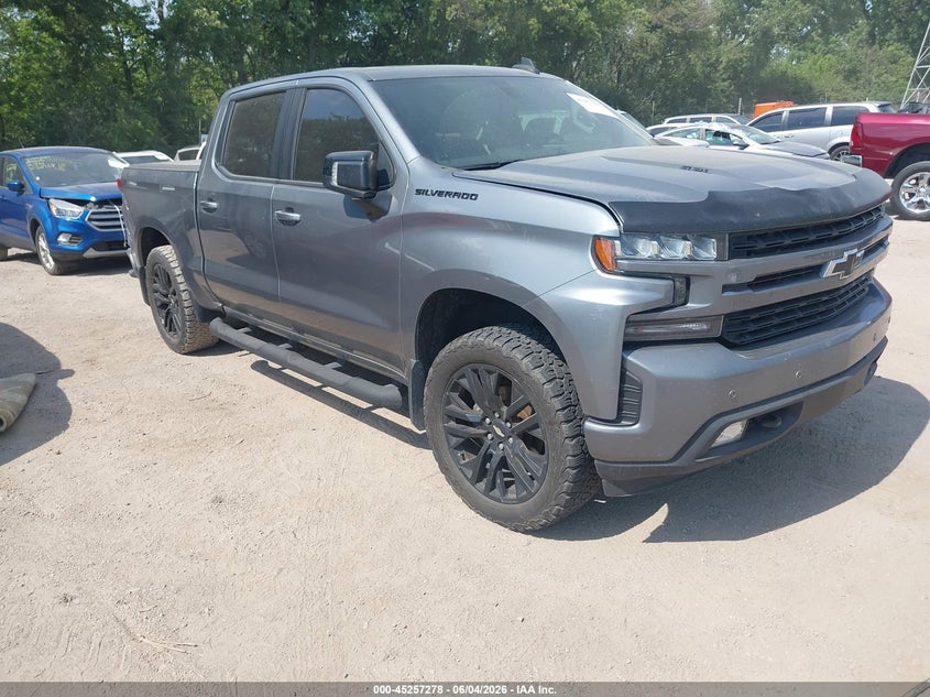 2021 Chevrolet Silverado VIN 3GCUYEEL6MG109946 IAAI salvage auction — FRONT END, Salvage Title, sold $7,600 on 2026-07-18 (photo 1)
