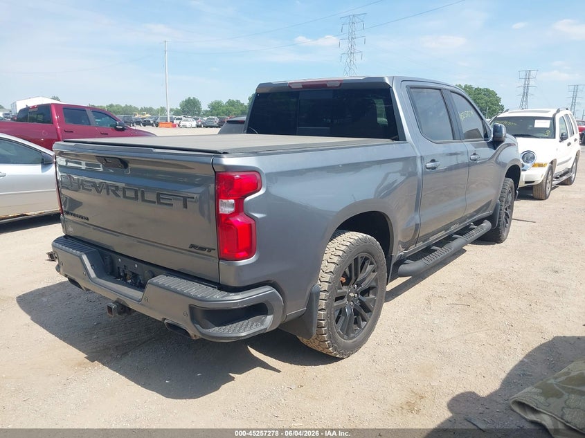 2021 Chevrolet Silverado VIN 3GCUYEEL6MG109946 IAAI salvage auction — FRONT END, Salvage Title, sold $7,600 on 2026-07-18 (photo 4)