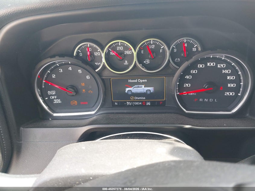 2021 Chevrolet Silverado VIN 3GCUYEEL6MG109946 IAAI salvage auction — FRONT END, Salvage Title, sold $7,600 on 2026-07-18 (photo 7)