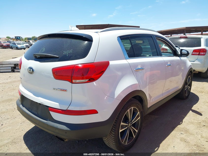 2016 Kia Sportage VIN KNDPC3A66G7816724 IAAI salvage auction — NORMAL WEAR, Clear-Dealer Only (Arizona), sold $1,550 on 2026-07-14 (photo 4)