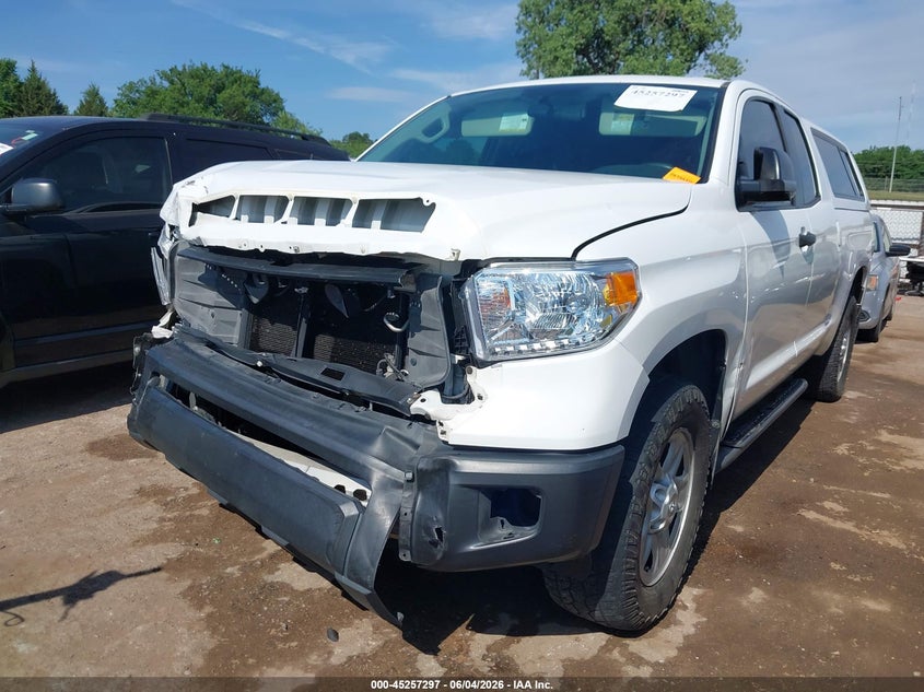 2014 Toyota Tundra VIN 5TFRM5F12EX069165 IAAI salvage auction — FRONT END, Clear (Oklahoma), sold $3,750 on 2026-07-29 (photo 2)