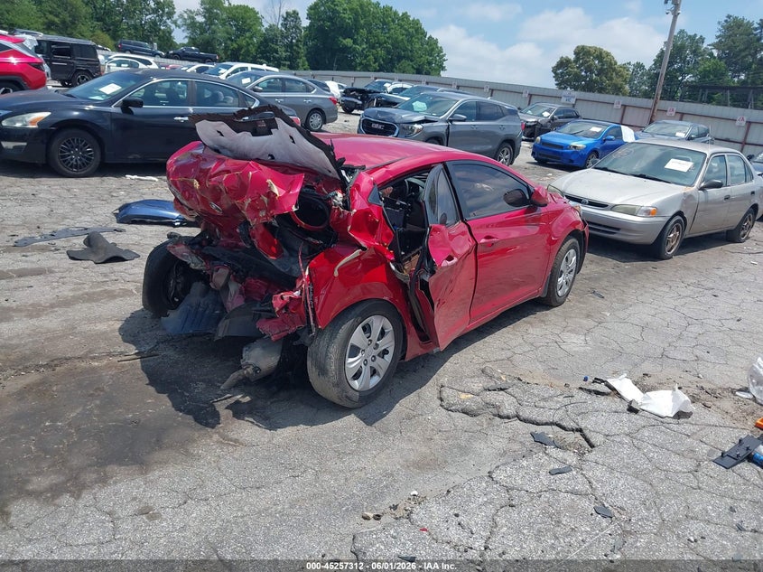 2016 Hyundai Elantra VIN KMHDH4AE4GU484944 IAAI salvage auction — FRONT & REAR, Salvage Title, sold $700 on 2026-07-08 (photo 4)