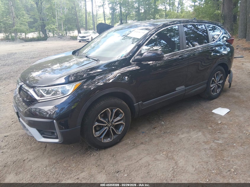 2022 Honda Cr-v VIN 2HKRW2H58NH607727 IAAI salvage auction — FRONT & REAR, Salvage Title, sold $8,600 on 2026-07-25 (photo 2)