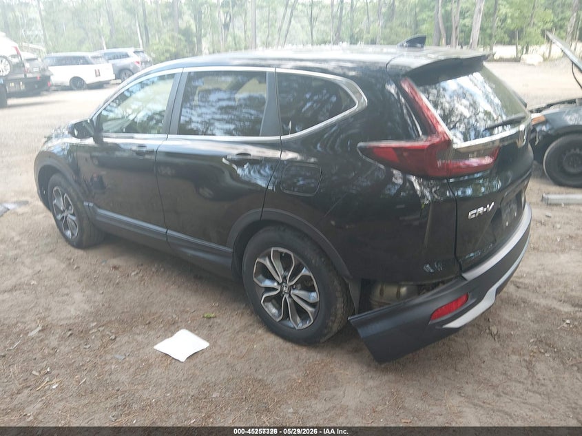 2022 Honda Cr-v VIN 2HKRW2H58NH607727 IAAI salvage auction — FRONT & REAR, Salvage Title, sold $8,600 on 2026-07-25 (photo 3)