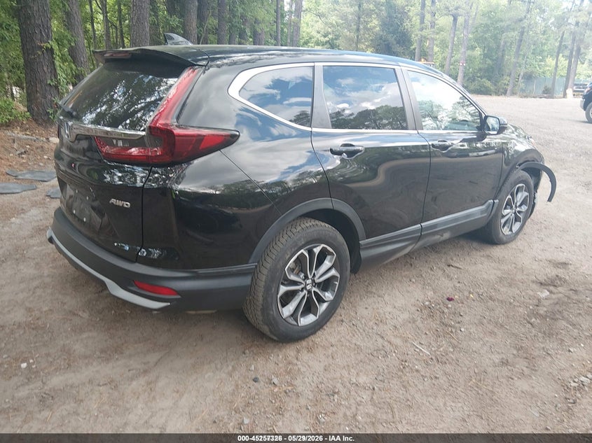 2022 Honda Cr-v VIN 2HKRW2H58NH607727 IAAI salvage auction — FRONT & REAR, Salvage Title, sold $8,600 on 2026-07-25 (photo 4)