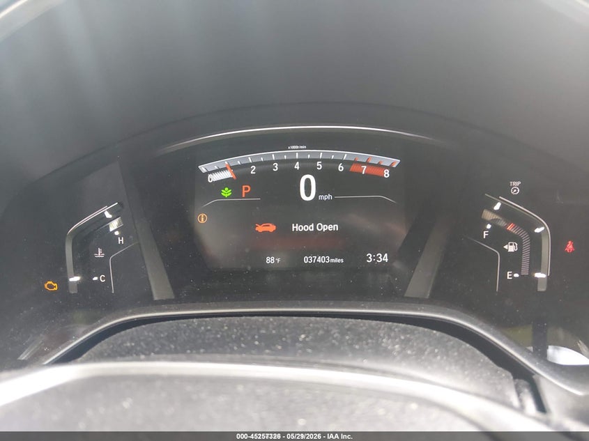 2022 Honda Cr-v VIN 2HKRW2H58NH607727 IAAI salvage auction — FRONT & REAR, Salvage Title, sold $8,600 on 2026-07-25 (photo 7)